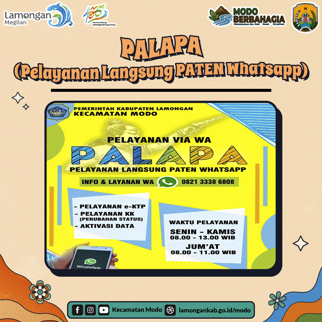 PALAPA (Pelayanan Langsung PATEN Whatsapp)