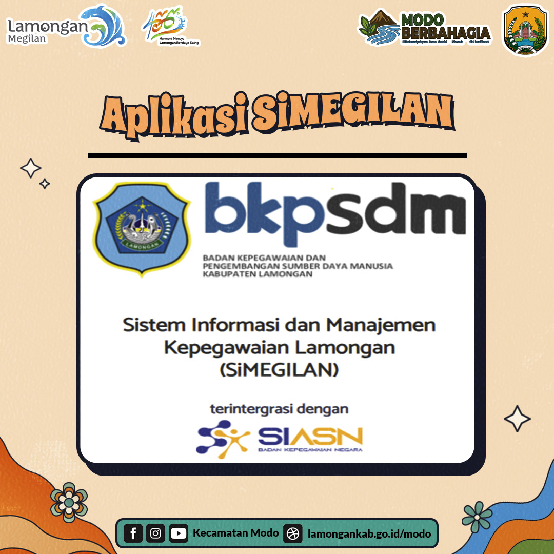 SiMEGILAN (Sistem Informasi dan Manajemen Kepegawaian Kepegawaian Lamongan)