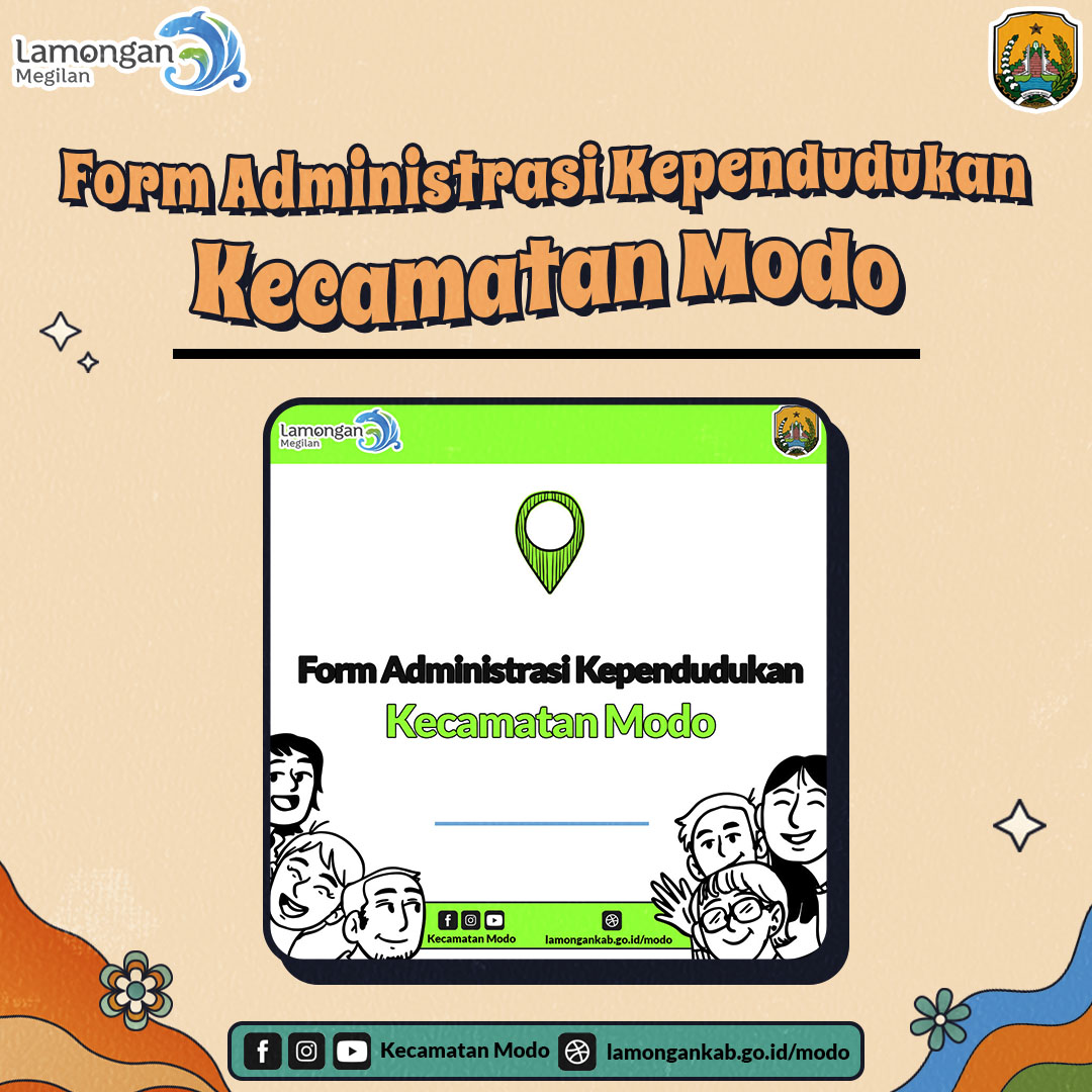 FORM ADMINISTRASI KEPENDUDUKAN KECAMATAN MODO