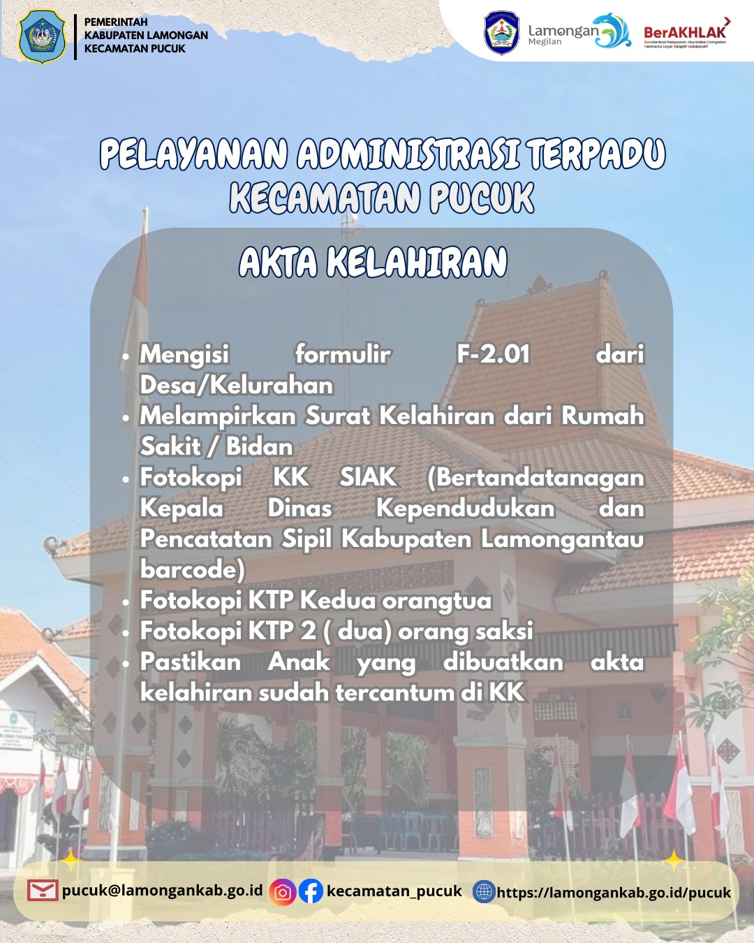 PELAYANAN AKTA KELAHIRAN