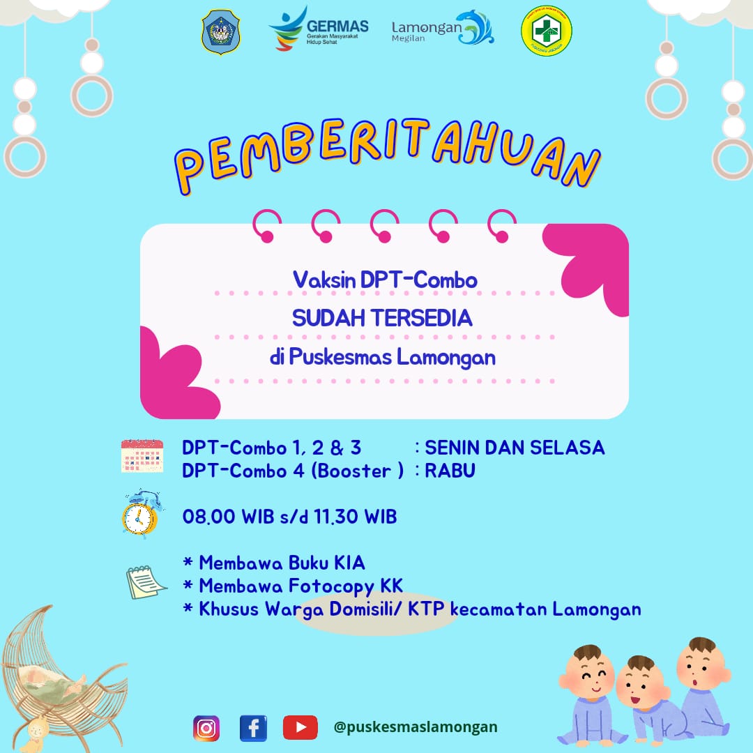 PEMBERITAHUAN VAKSIN DPT COMBO