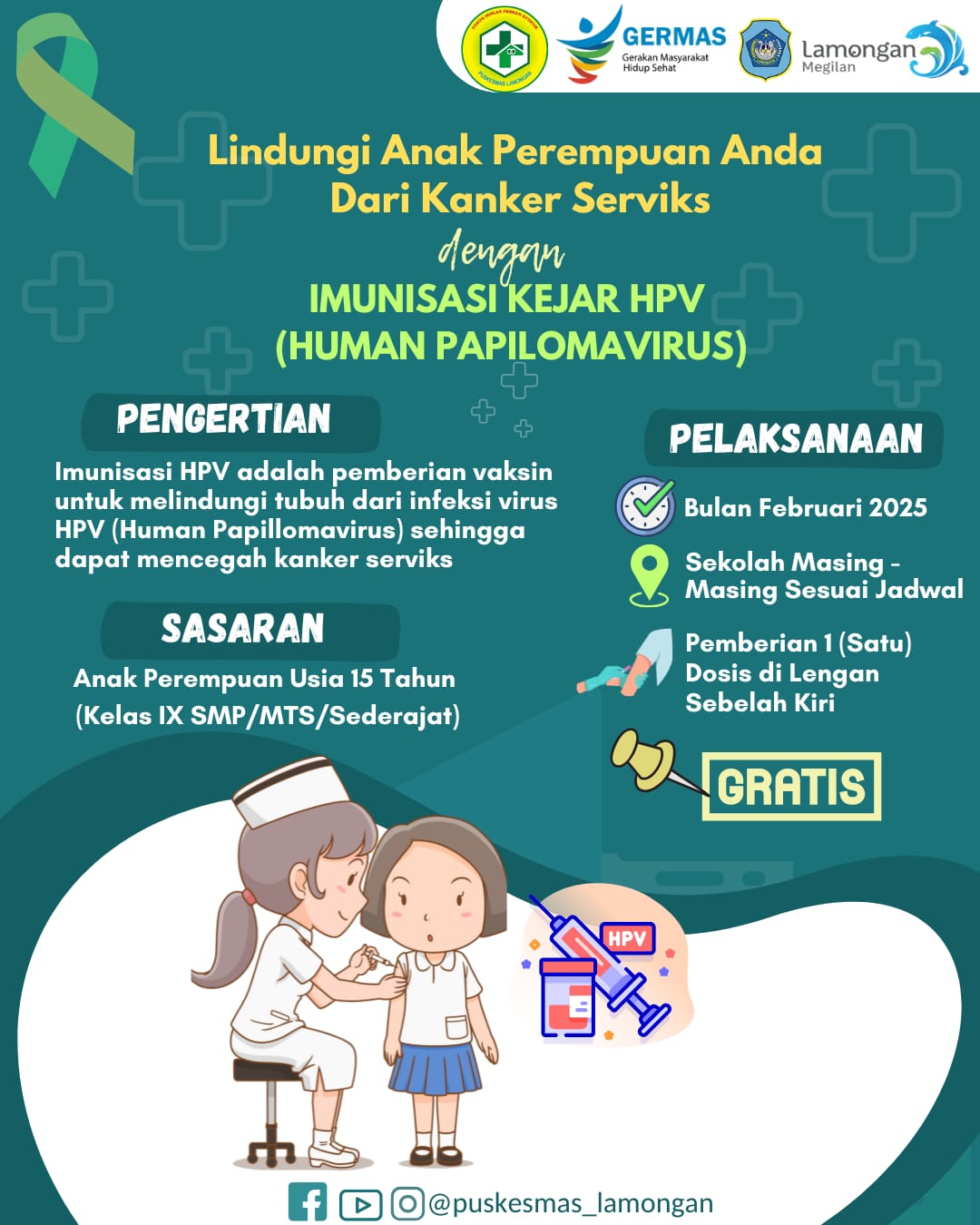 PELAYANAN IMUNISASI KEJAR HPV