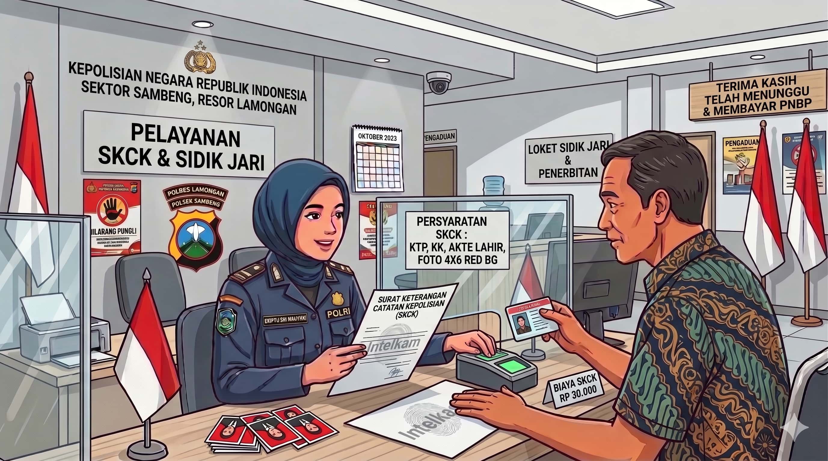 Pelayanan SKCK Khusus Persyaratan Menjadi Perangkat Desa