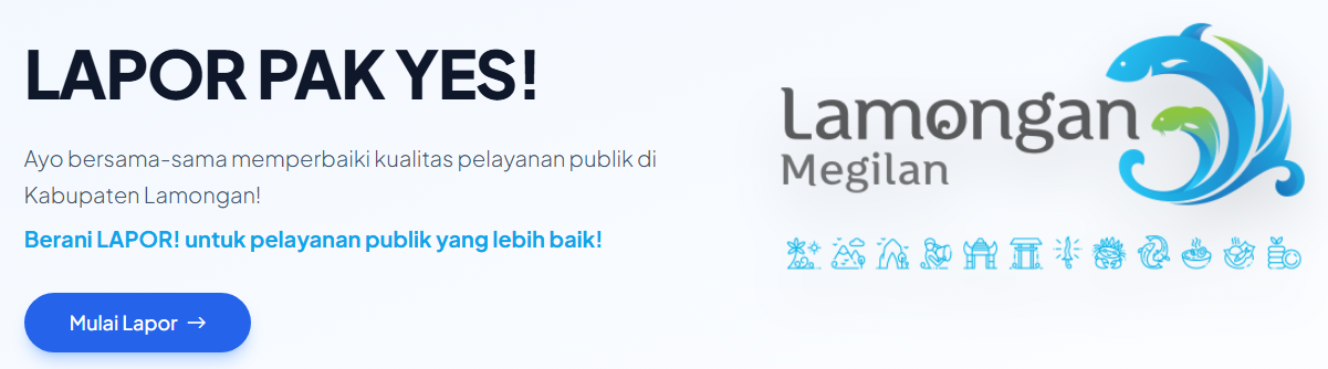 Ilustrasi LAPOR PAK YES