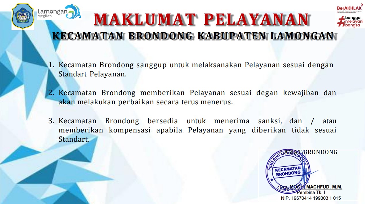 Maklumat Pelayanan