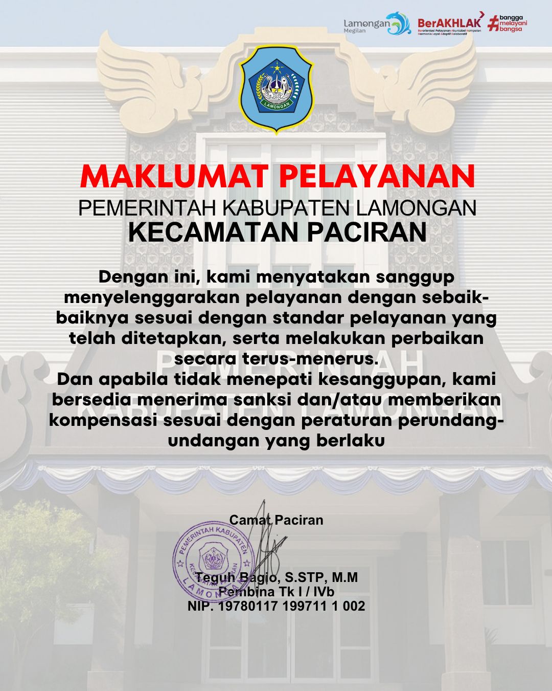 Maklumat Pelayanan