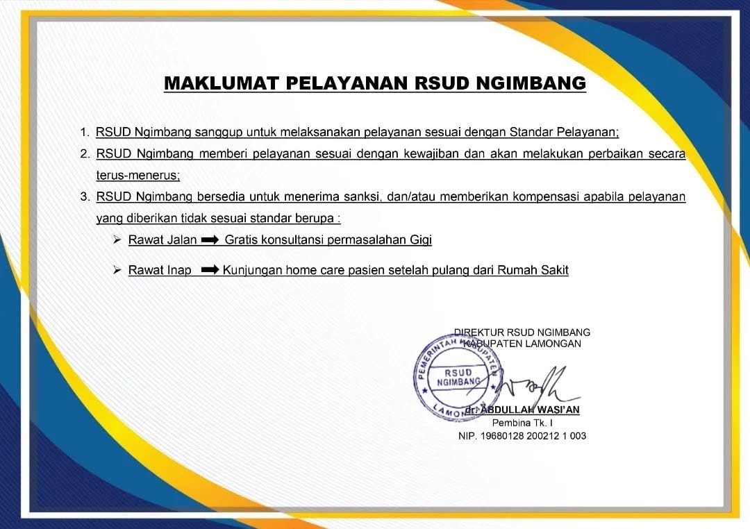 Maklumat Pelayanan