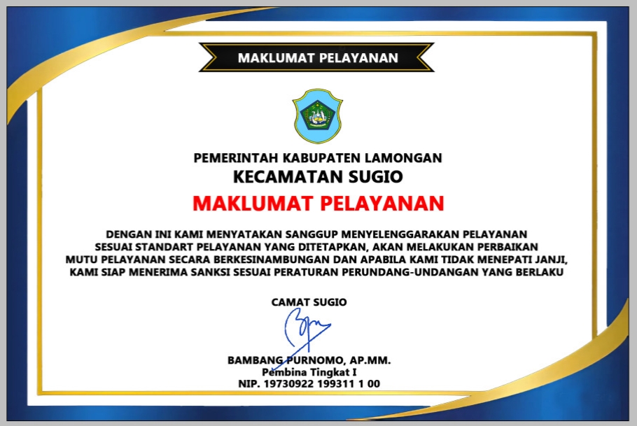Maklumat Pelayanan