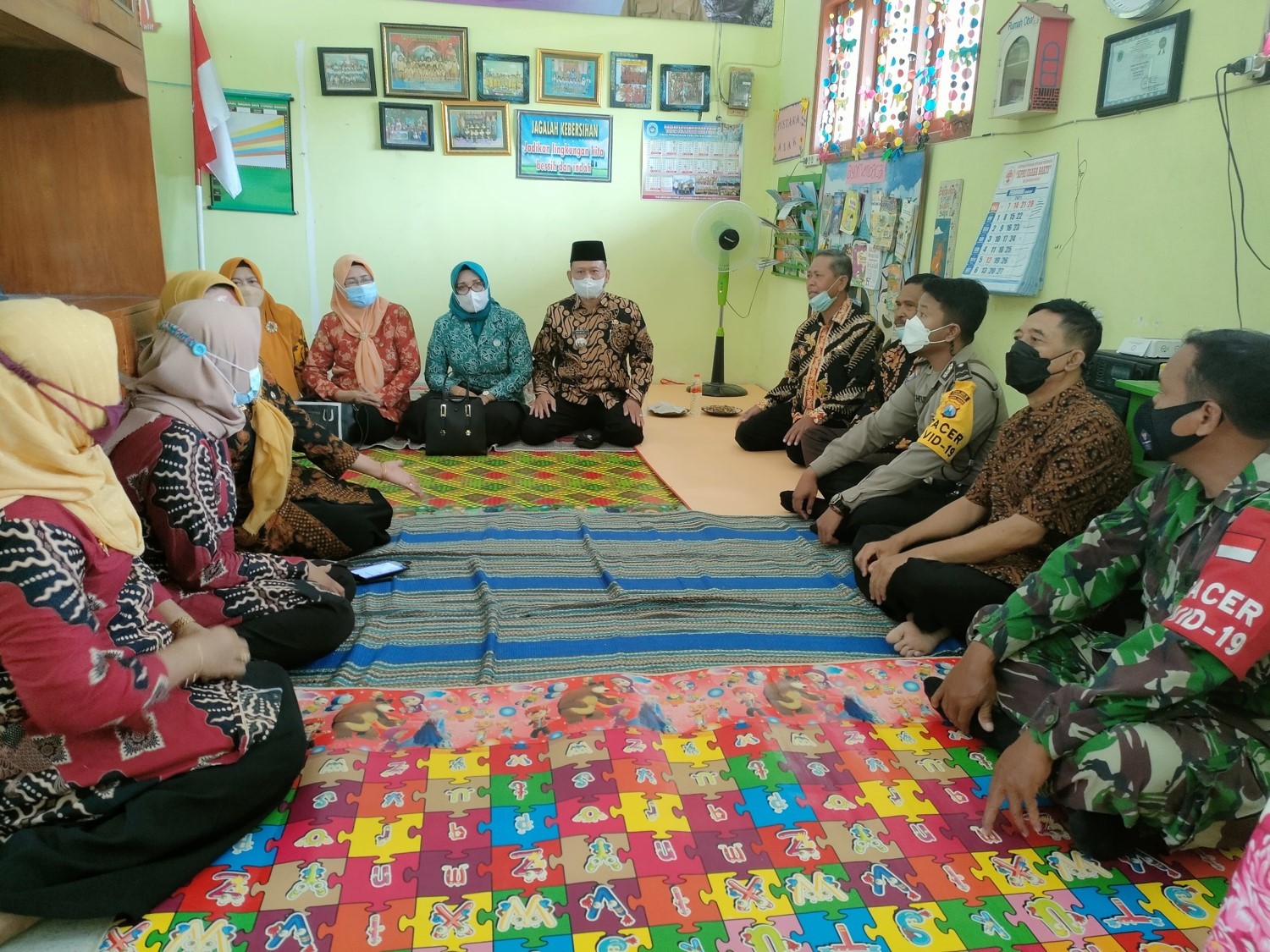 Gebyar Literasi oleh Bunda PAUD Kecamatan Modo di TK PGRI 2
